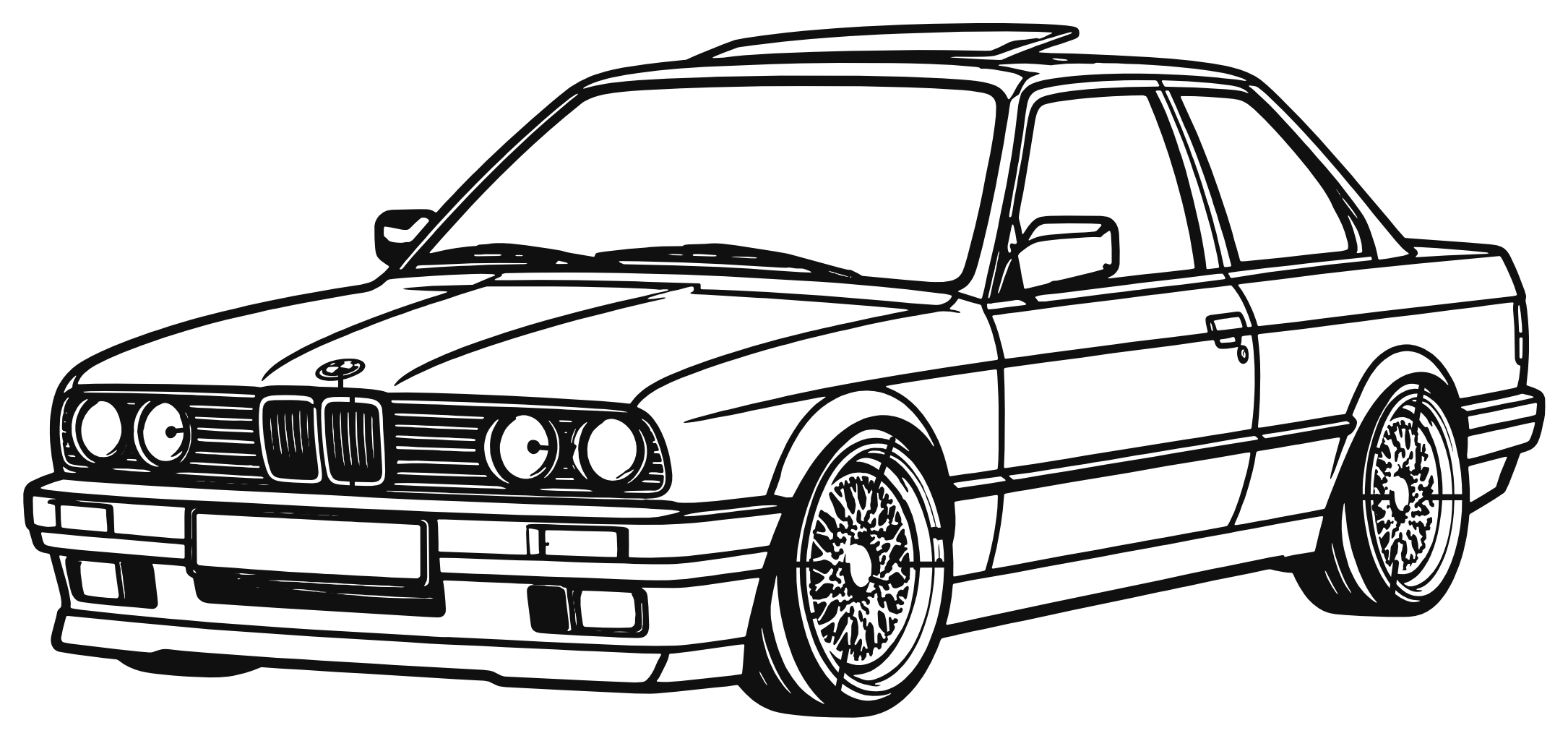 Przykładowy wydruk auta ze zdjęcia